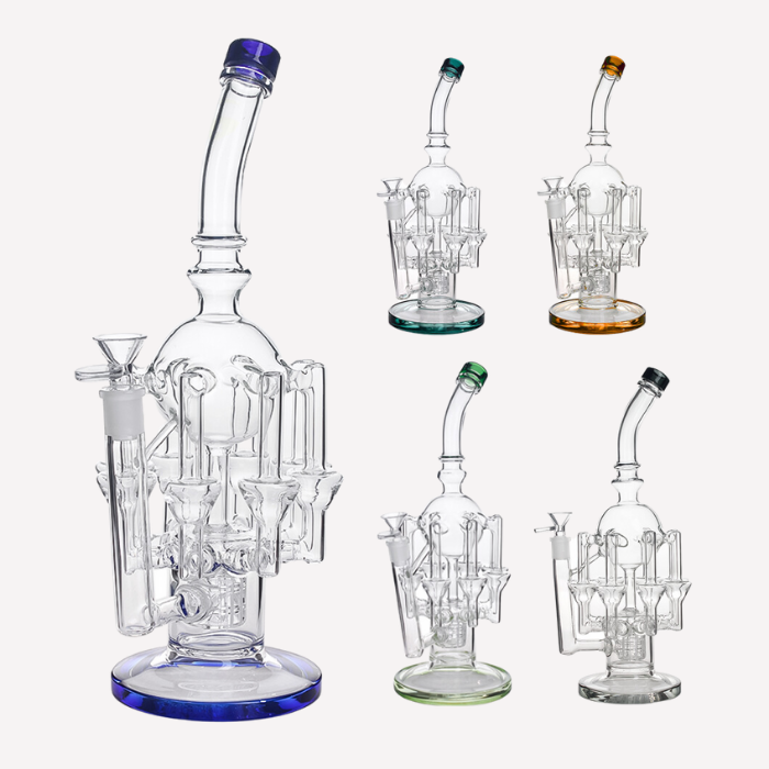 Multi Recycler Dab Rig Showerhead Perc 13